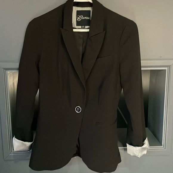 Black Guess Blazer size XS - Picture 1 of 5